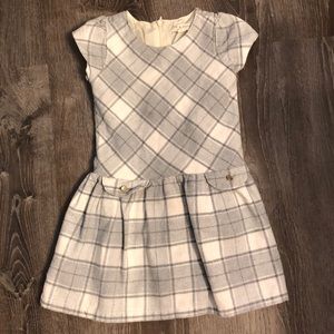 Hope and Henry Plaid Drop Waist Dress